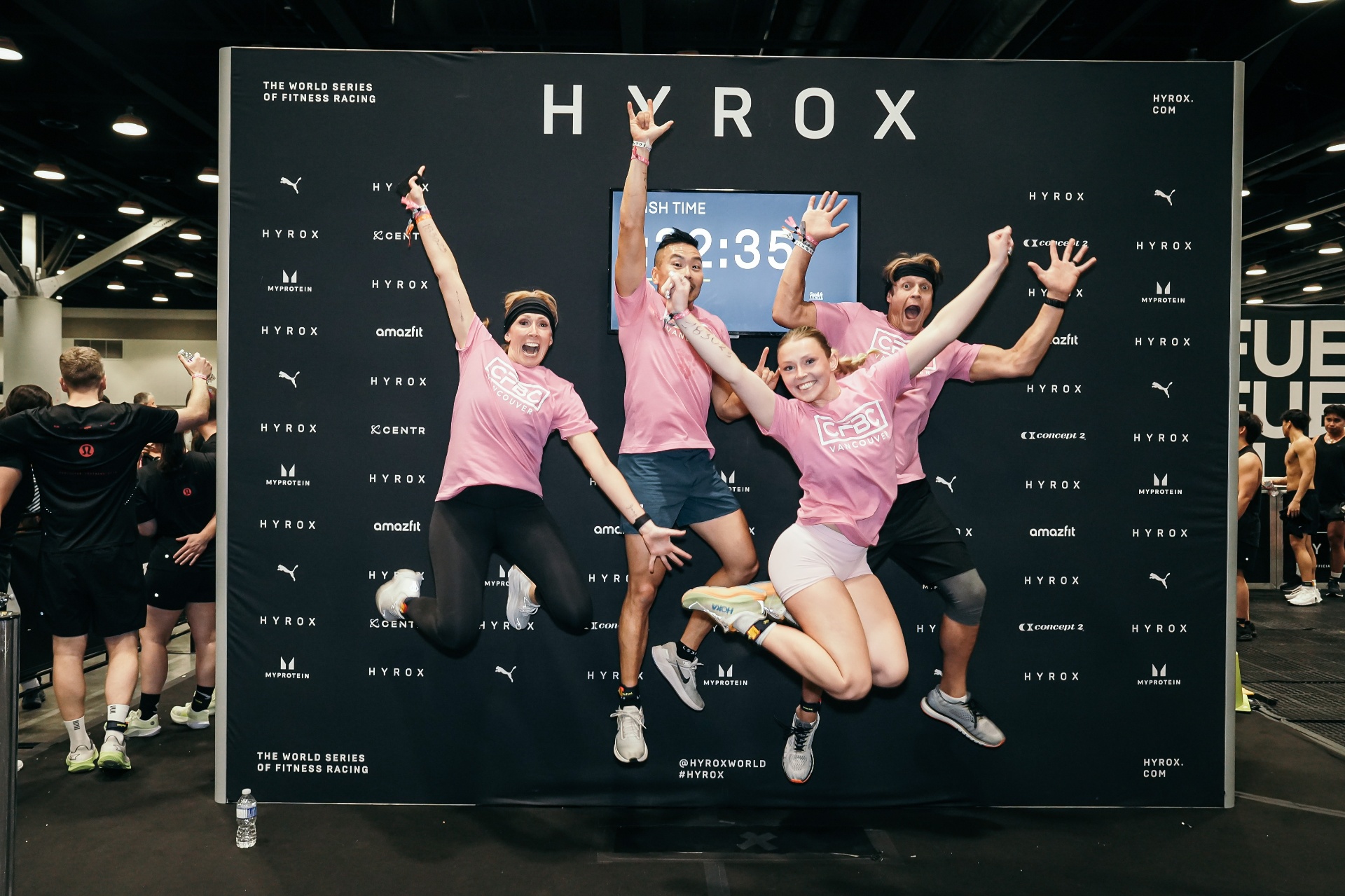 CrossFit BC athletes at HYROX Vancouver finish